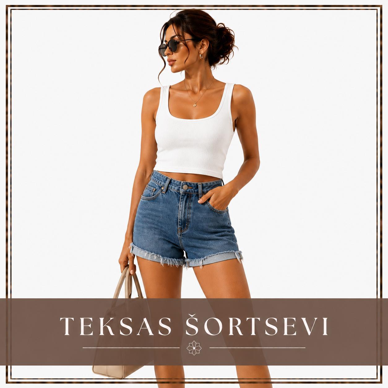 Teksas šortsevi | Contessa Moda