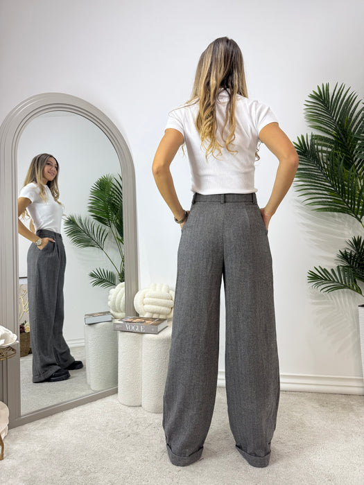 Pantalone Verona-Elegant pantalone-J&J Collection-Camel-S-Contessa