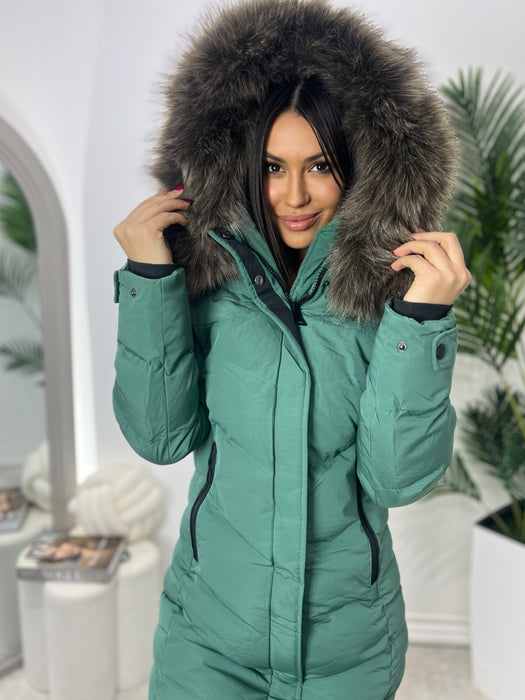 Jakna Helsinki-Štepana jakna-J&J Collection-Zelena-S-Contessa