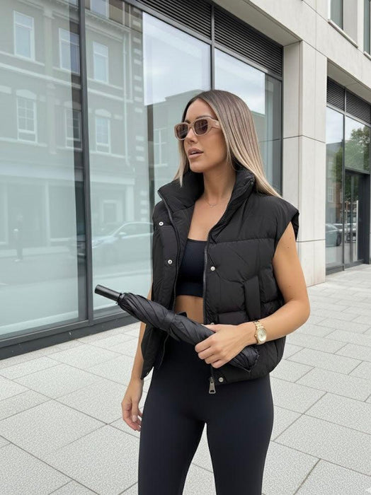 Prsluk Madrid-Štepani prsluk-J&J Collection-Crna-S-Contessa