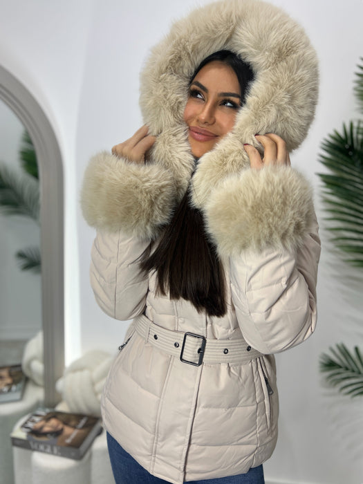 Jakna Lisa-Kratka jakna-J&J Collection-Maslinasta-S-Contessa