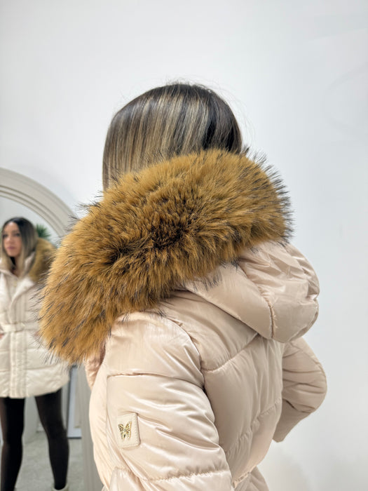 Jakna Gala-Duga jakna-XuXu-Bež-S-Contessa