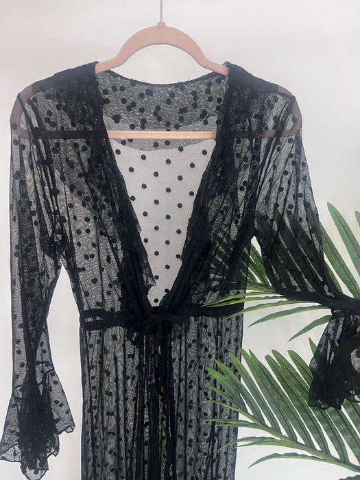 Ogrtač za plažu Maya-Ogrtač za plažu-Happy Moda-Crna-Univerzalna-Contessa