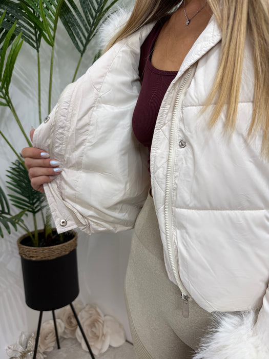 Jakna Kia-Kratka jakna-J&J Collection-Vanila-S-Contessa