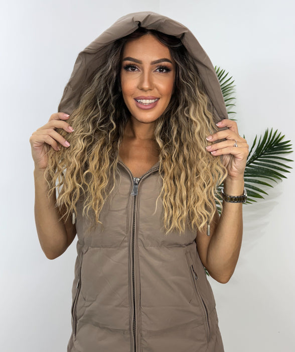 Prsluk Verona-Štepani prsluk-J&J Collection-Cappuccino-S-Contessa