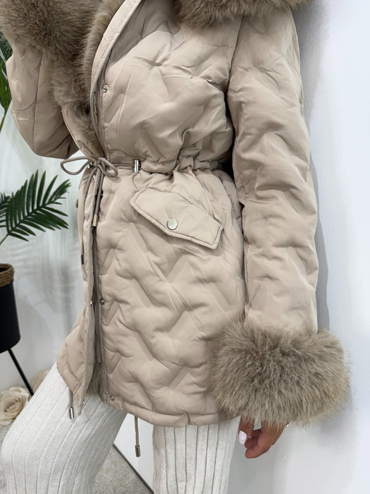 Jakna Tina-Štepana jakna-J&J Collection-Bež-S-Contessa