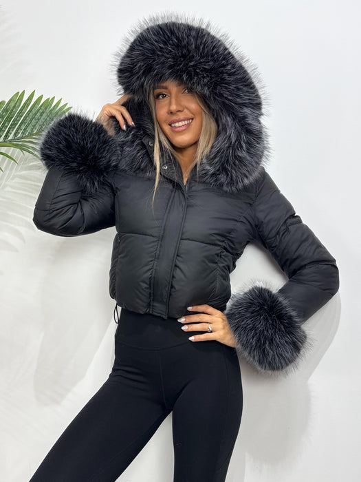 Jakna Lima-Kratka jakna-J&J Collection-Crna-S-Contessa