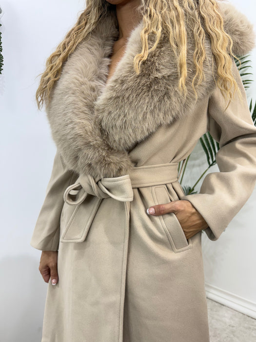 Kaput Verona-Dugi kaput-J&J Collection-Bež-S/M-Contessa