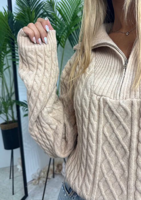 Džemper Manila-Džemper-J&J Collection-Bež-Univerzalna-Contessa