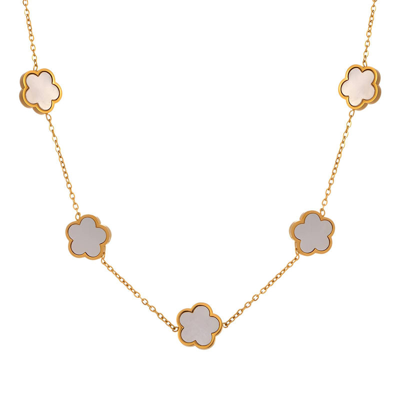  Flower Meadow ogrlica | 18K pozlata | Nerđajući čelik 87710-0 Contessa Moda nakit