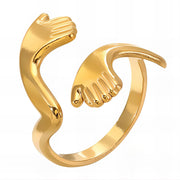 prsten | 18K pozlata | Nerđajući čelik 88512-0 Contessa Moda nakit