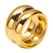 prsten | 18K pozlata | Nerđajući čelik 89598-0 Contessa Moda nakit