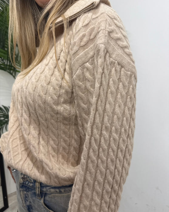 Džemper Manila-Džemper-J&J Collection-Bež-Univerzalna-Contessa