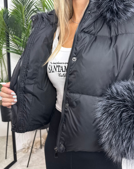 Jakna Lima-Kratka jakna-J&J Collection-Crna-S-Contessa