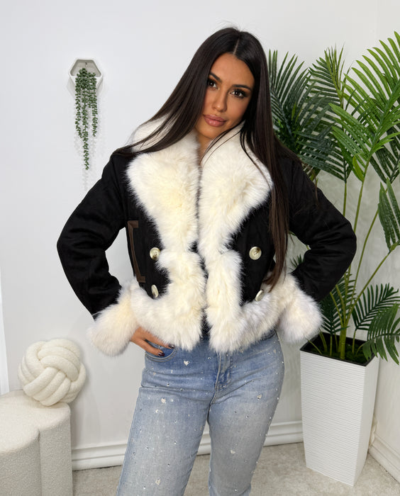 Jakna Ana-Kožna jakna-J&J Collection-Crna-L-Contessa