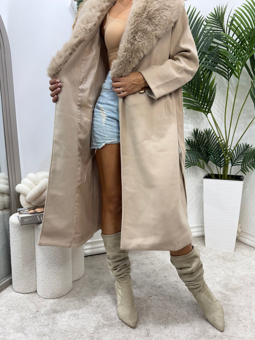 Kaput Verona-Dugi kaput-J&J Collection-Bež-S/M-Contessa