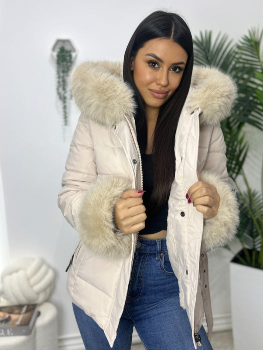 Jakna Lisa-Kratka jakna-J&J Collection-Maslinasta-S-Contessa