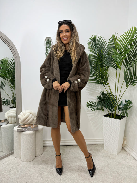 Bunda Milano-Duga bunda-XuXu-Braon-Univerzalna-Contessa