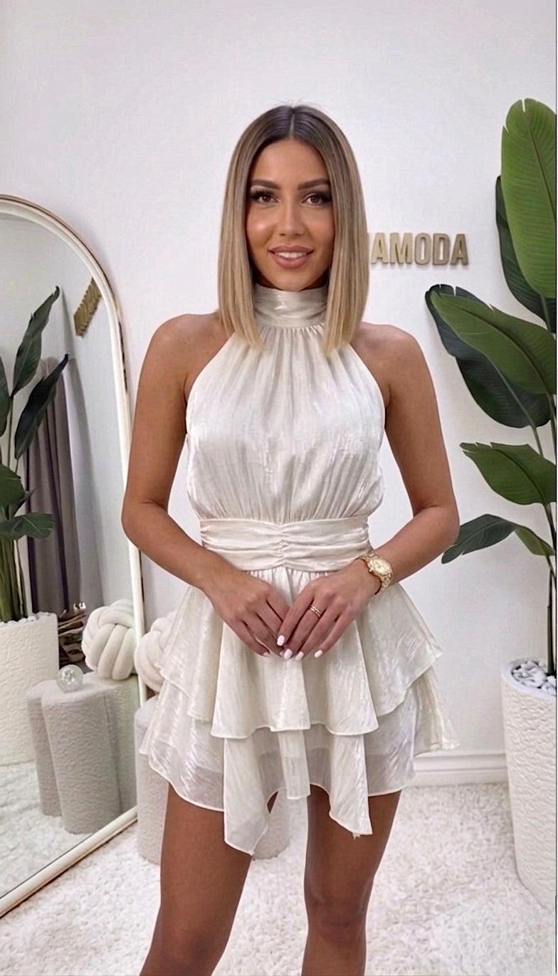 Haljina Sofia-Haljina mini-Simpa Moda-Bela-Univerzalna-Contessa