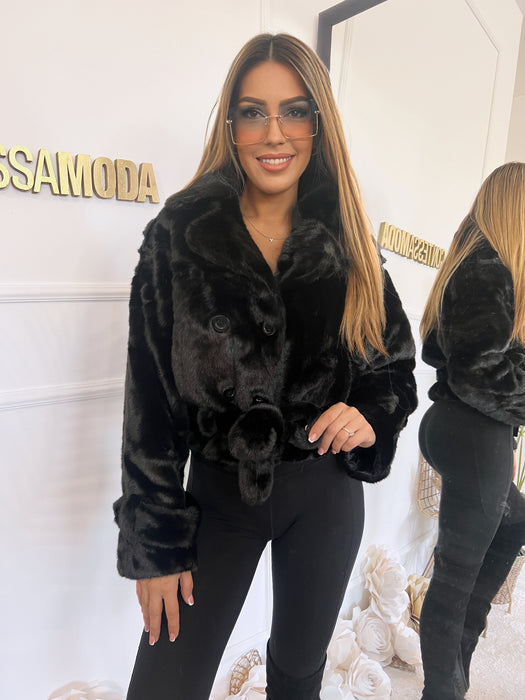 Teddy bunda Alina-Kratka bunda-J&J Collection-Cappuccino-Univerzalna-Contessa