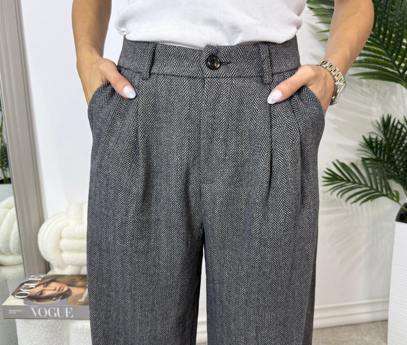 Pantalone Verona-Elegant pantalone-J&J Collection-Camel-S-Contessa