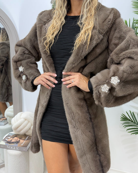 Bunda Milano-Duga bunda-XuXu-Braon-Univerzalna-Contessa