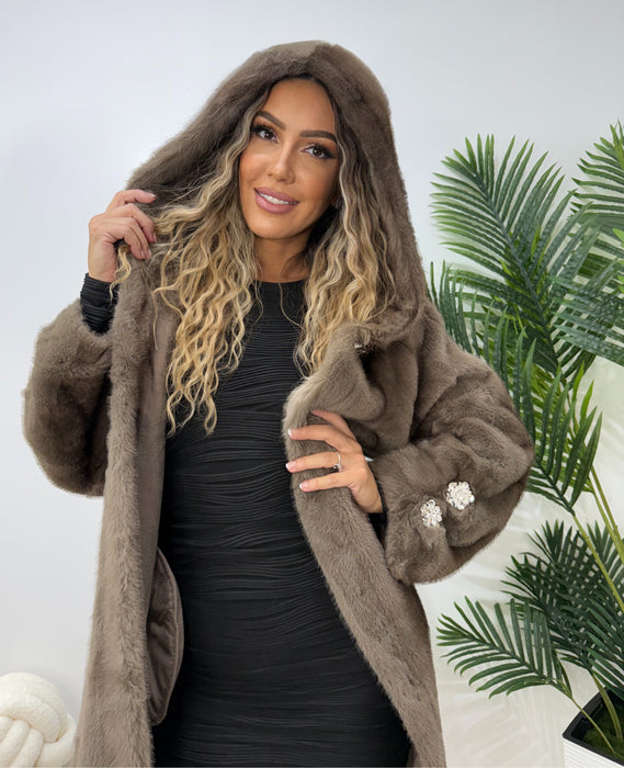 Bunda Milano-Duga bunda-XuXu-Braon-Univerzalna-Contessa