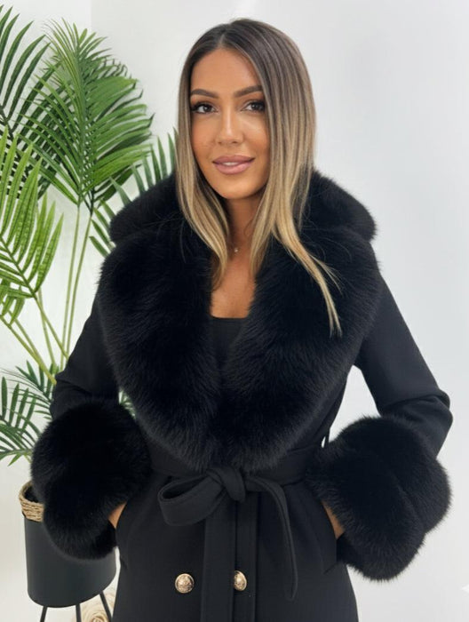 Kaput Paris-Dugi kaput-J&J Collection-Crna-S-Contessa