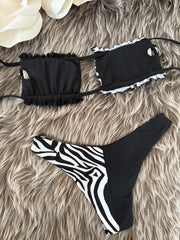 Kupaći kostim Monako-Kupaći kostim-Happy Moda-Crno bela-S-Contessa