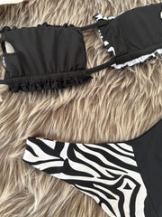 Kupaći kostim Monako-Kupaći kostim-Happy Moda-Crno bela-S-Contessa