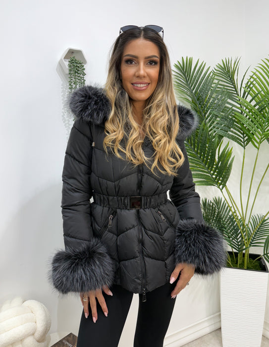 Jakna Arija-Kratka jakna-J&J Collection-Crna-S-Contessa