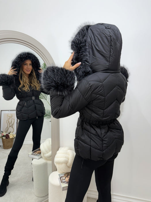 Jakna Arija-Kratka jakna-J&J Collection-Crna-S-Contessa