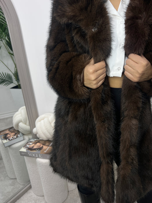 Bunda Monako-Duga bunda-J&J Collection-Crna-Univerzalna-Contessa