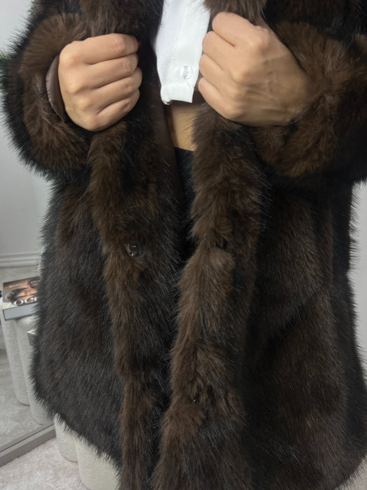 Bunda Monako-Duga bunda-J&J Collection-Crna-Univerzalna-Contessa