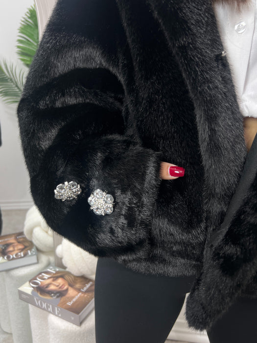 Bunda Moli-Kratka bunda-J&J Collection-Crna-Univerzalna-Contessa