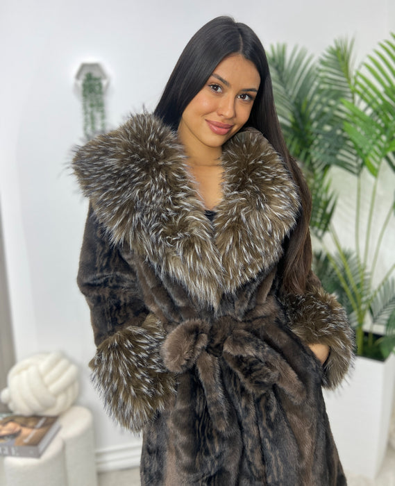 Kaput Rebeka-Dugi kaput-J&J Collection-Siva-Univerzalna-Contessa