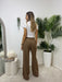 Pantalone Verona-Elegant pantalone-J&J Collection-Camel-S-Contessa