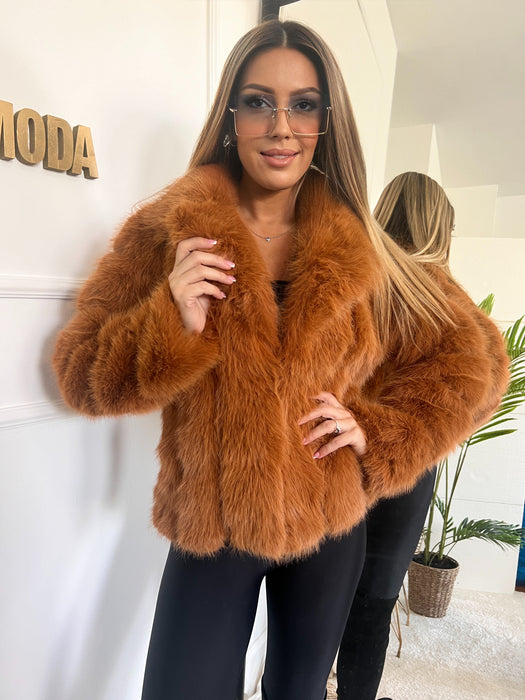 Bunda Kalina-Duga bunda-J&J Collection-Camel-S-Contessa