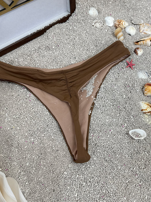 Kupaći donji deo Lili-Donji deo kupaći kostim-Happy Moda-Braon-S-Contessa