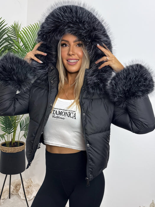 Jakna Lima-Kratka jakna-J&J Collection-Crna-S-Contessa