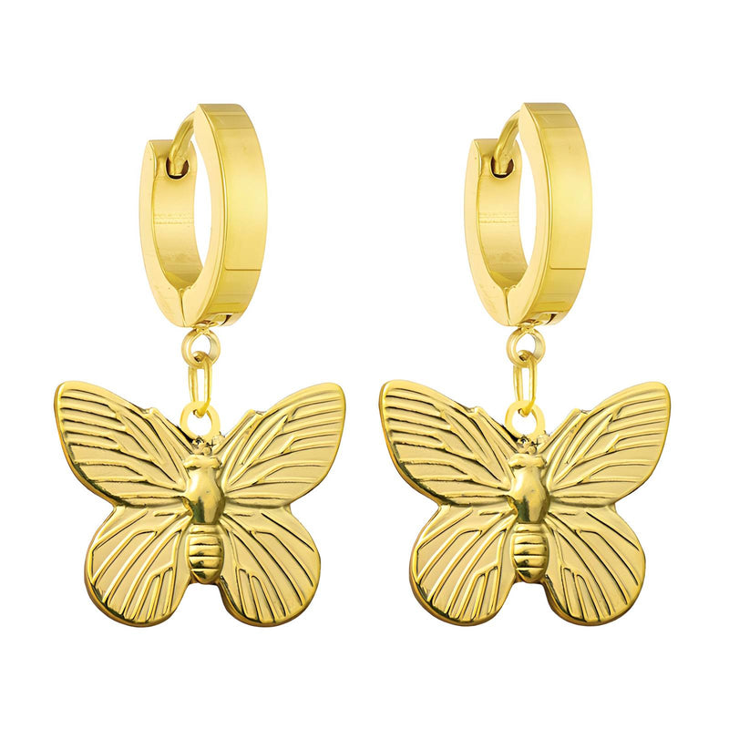 Butterflies minđuše | 18K pozlata | Nerđajući čelik 88363-0 - [variant_title] - Minđuše | Contessa Moda