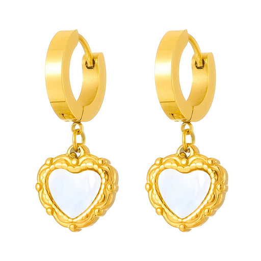 Heart minđuše | 18K pozlata | Nerđajući čelik 87817-0 - [variant_title] - Minđuše | Contessa Moda