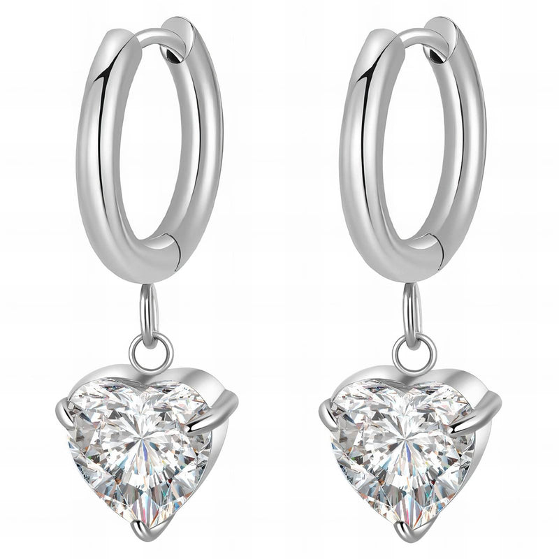 Heart minđuše | Nerđajući čelik 90020-0 - [variant_title] - Minđuše | Contessa Moda