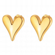 Hearts minđuše | 18K pozlata | Nerđajući čelik 87375-0 - [variant_title] - Minđuše | Contessa Moda