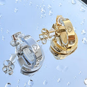 Hearts minđuše | 18K pozlata | Nerđajući čelik 88197-0 - [variant_title] - Minđuše | Contessa Moda