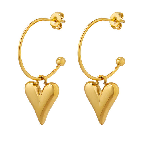 Hearts minđuše | 18K pozlata | Nerđajući čelik 88332-0 - [variant_title] - Minđuše | Contessa Moda