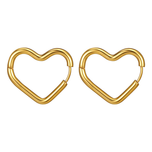 Hearts minđuše | 18K pozlata | Nerđajući čelik 88385-0 - [variant_title] - Minđuše | Contessa Moda
