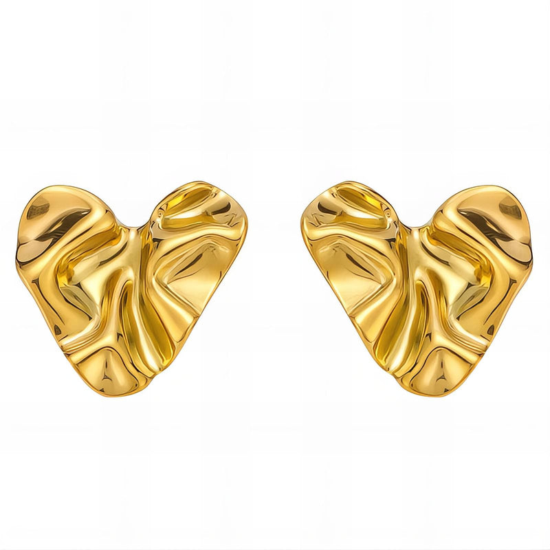 Hearts minđuše | 18K pozlata | Nerđajući čelik 88586-0 - [variant_title] - Minđuše | Contessa Moda