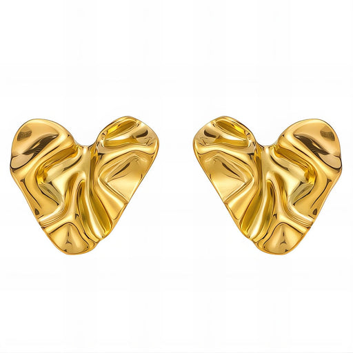 Hearts minđuše | 18K pozlata | Nerđajući čelik 88586-0 - [variant_title] - Minđuše | Contessa Moda