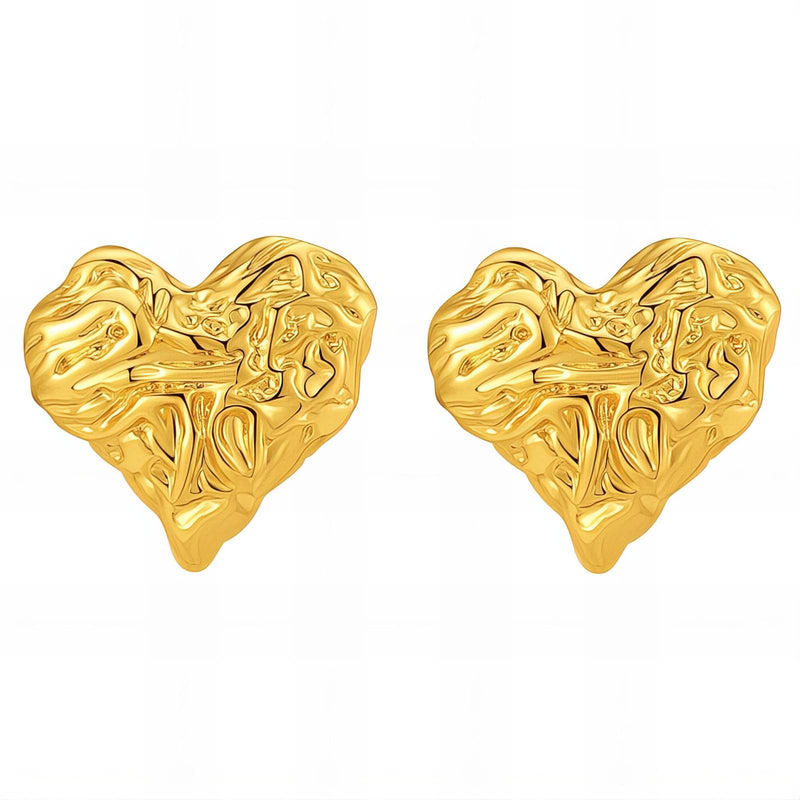 Hearts minđuše | 18K pozlata | Nerđajući čelik 88602-0 - [variant_title] - Minđuše | Contessa Moda